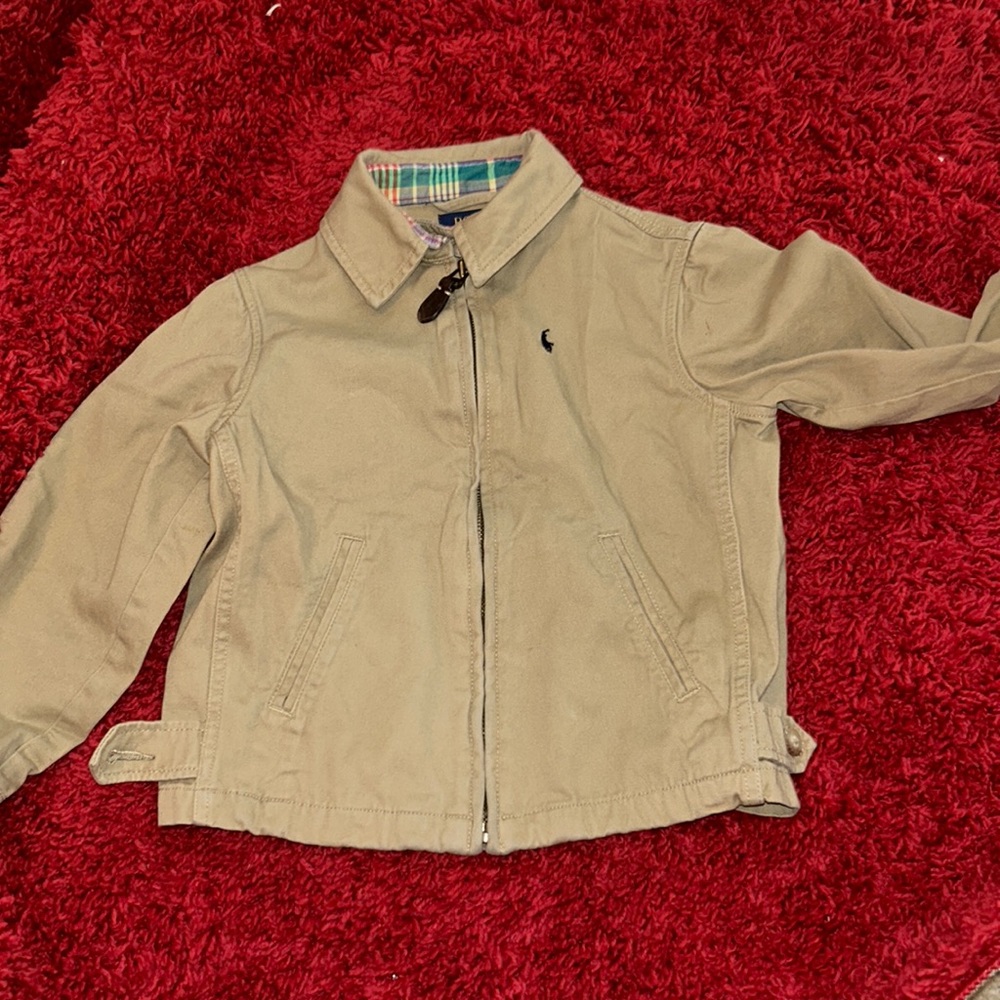 Tan polo jacket